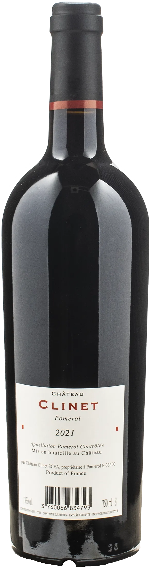 Chateau Clinet Pomerol 2021