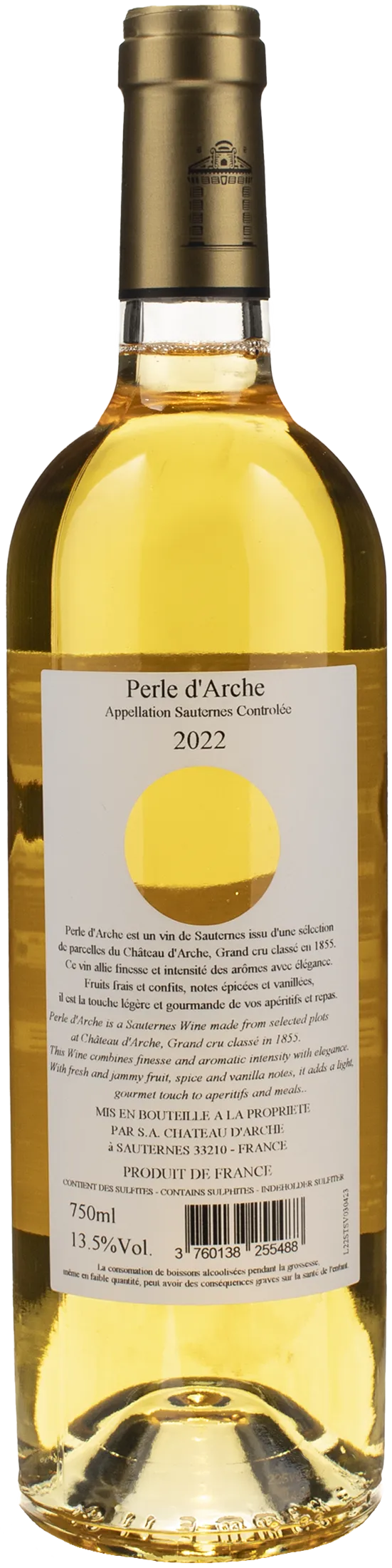 Chateau d'Arche Perle d'Arche Sauternes 2022
