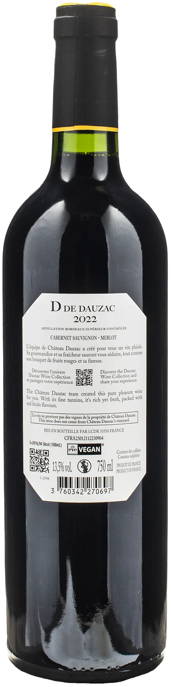 Chateau Dauzac D de Dauzac 2022
