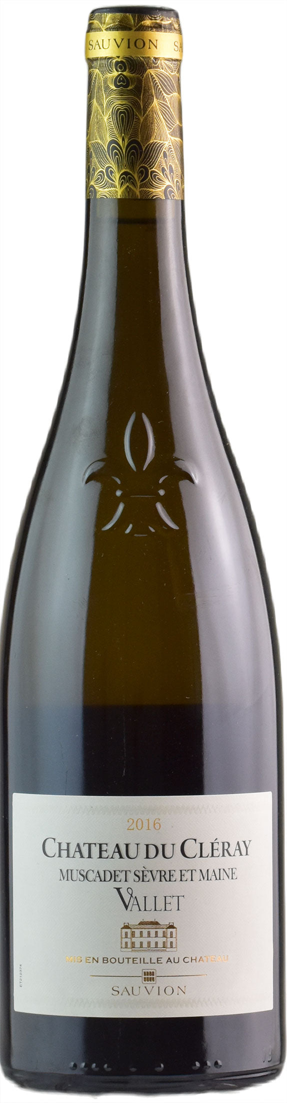 Chateau du Cleray Muscadet Sevre et Maine Cru Vallet 2016