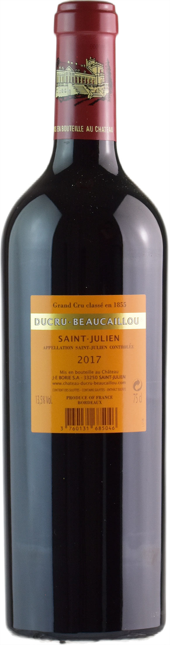 Chateau Ducru Beaucaillou Saint Julien Grand Cru Classe 2017