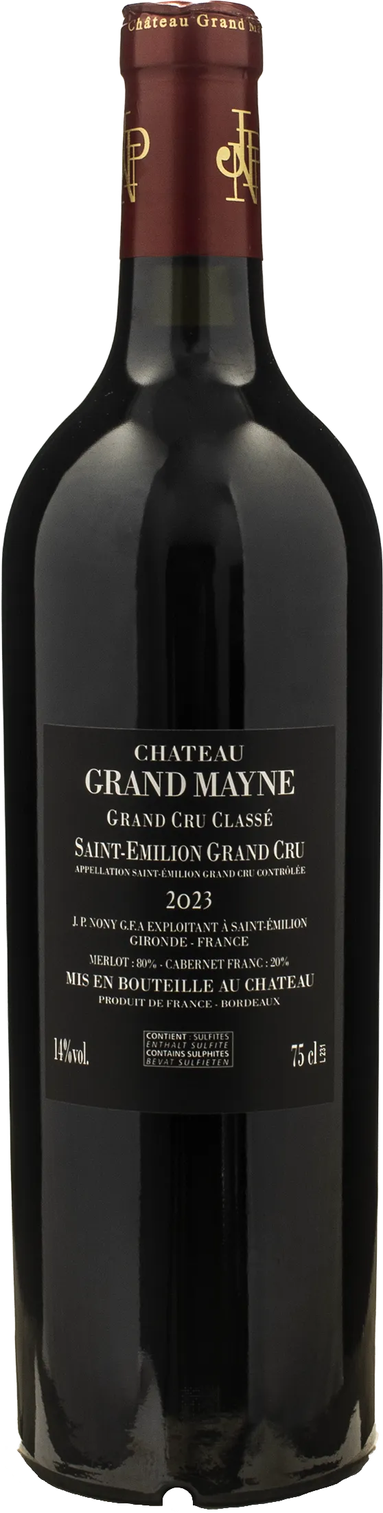 Chateau Grand Mayne Saint Emilion Grand Cru Classe 2023