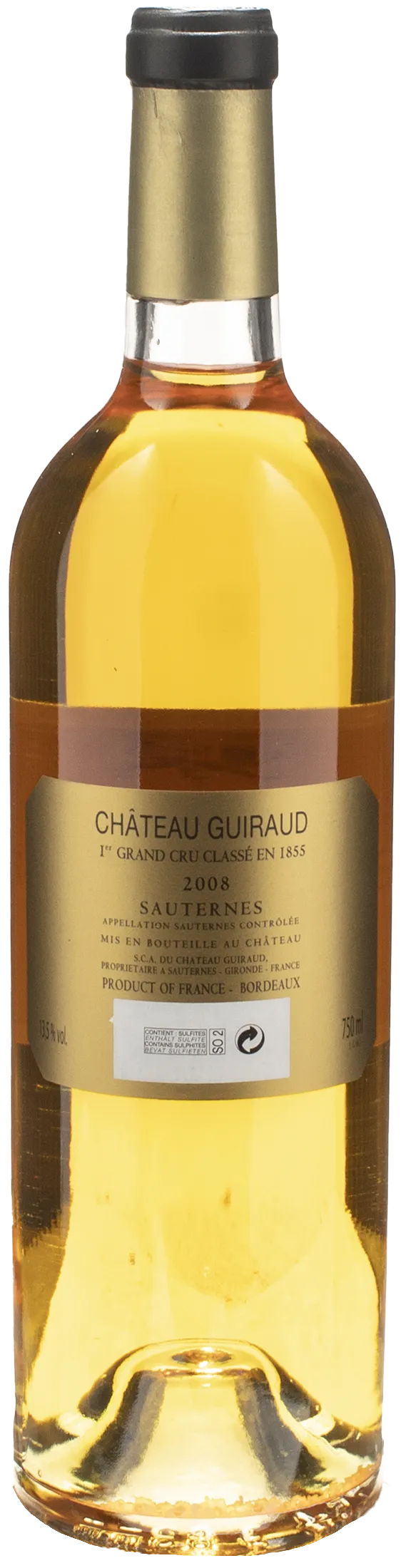 Chateau Guiraud Sauternes 1er Grand Cru Classe 2008