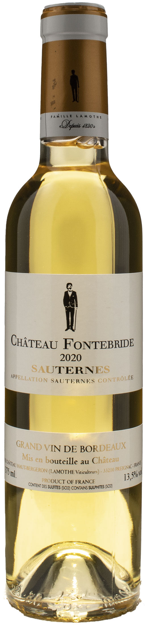 Chateau Haut Bergeron Sauternes Chateau Fontebride 0.375L 2020