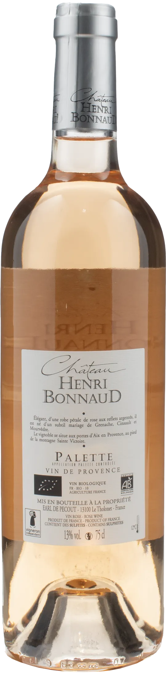 Chateau Henri Bonnaud Palette Rosè 2022