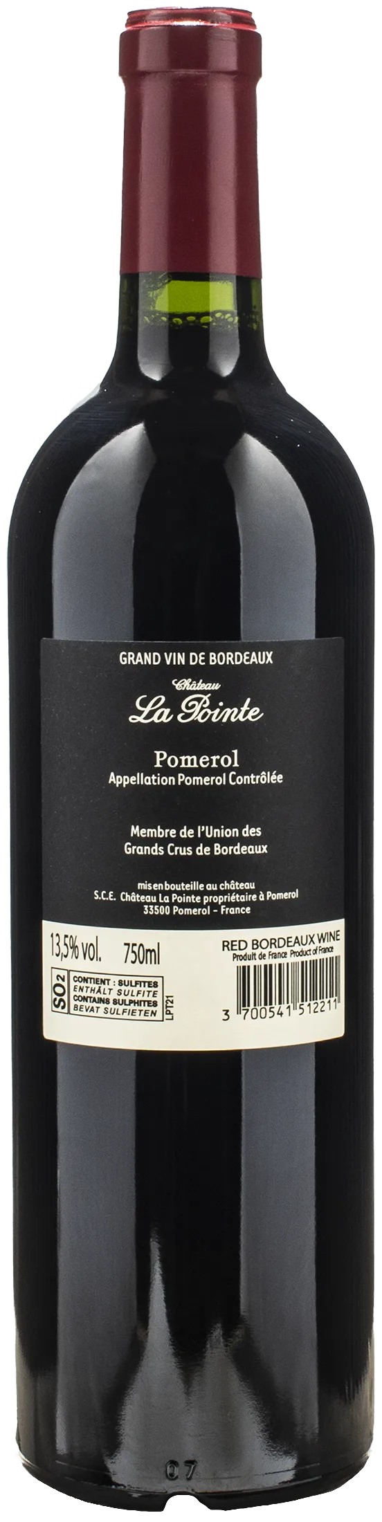 Chateau La Pointe Pomerol 2021