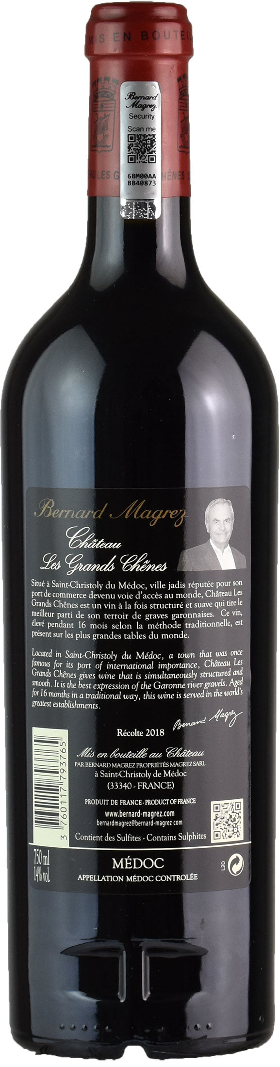 Chateau Les Grands Chenes Medoc 2018