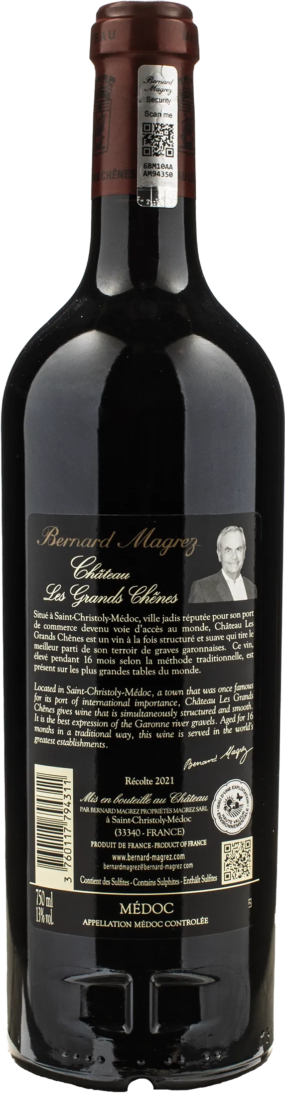 Chateau Les Grands Chenes Medoc 2021