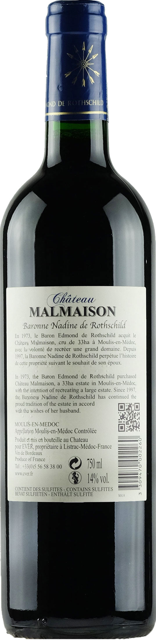 Chateau Malmaison 2014