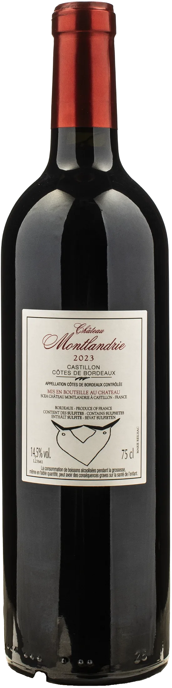 Chateau Montlandrie Castillon Cotes de Bordeaux 2023