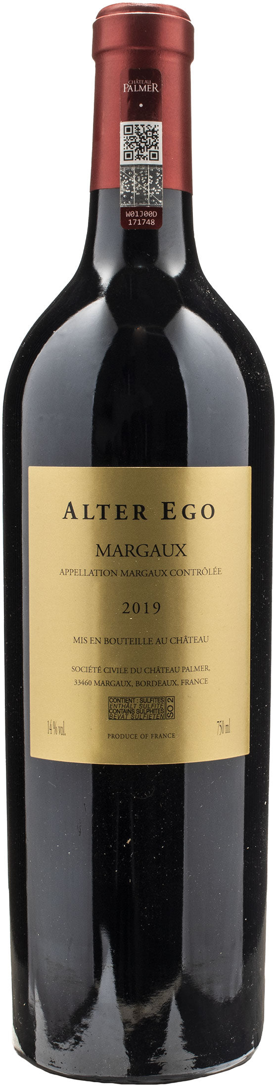 Chateau Palmer Margaux Alter Ego Medoc 2019