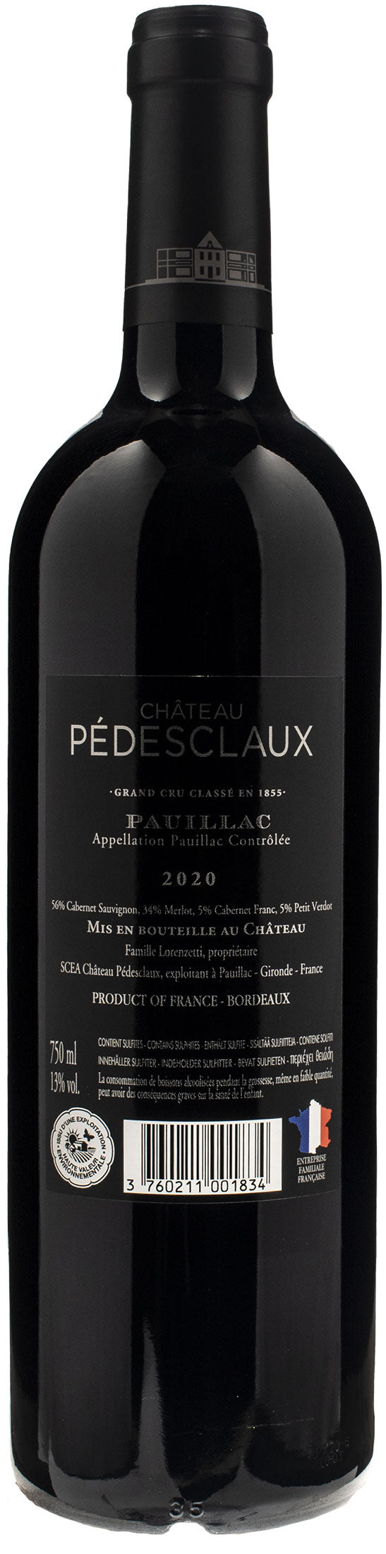 Chateau Pedesclaux Pauillac Grand Cru 2020