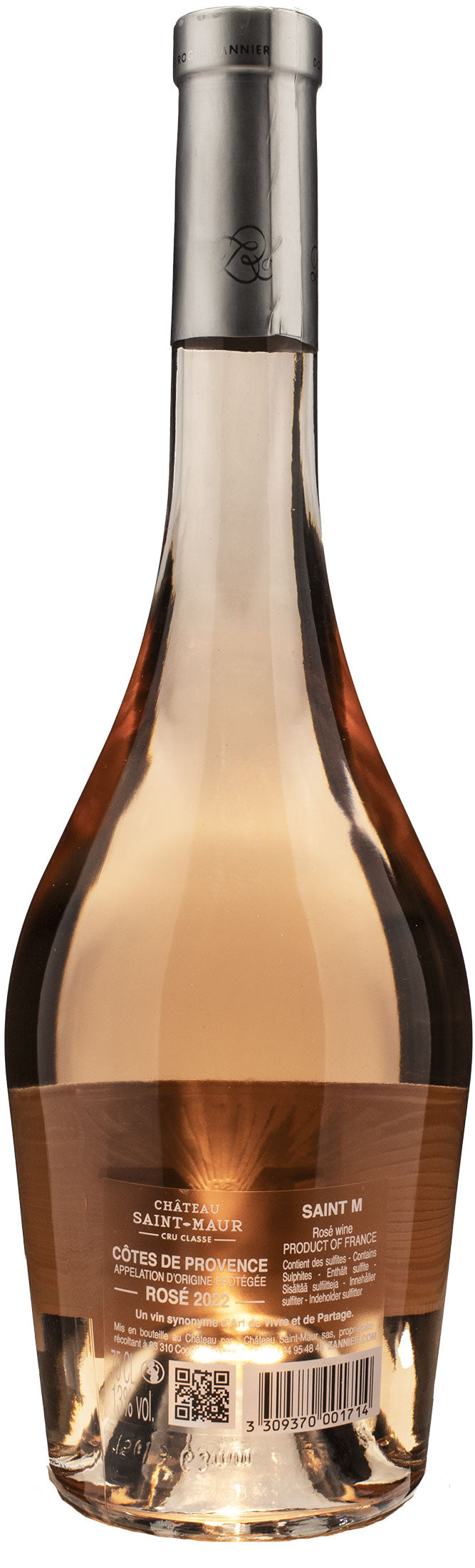 Chateau Saint Maur Cote de Provence Saint M Cru Classe Rosè 2022