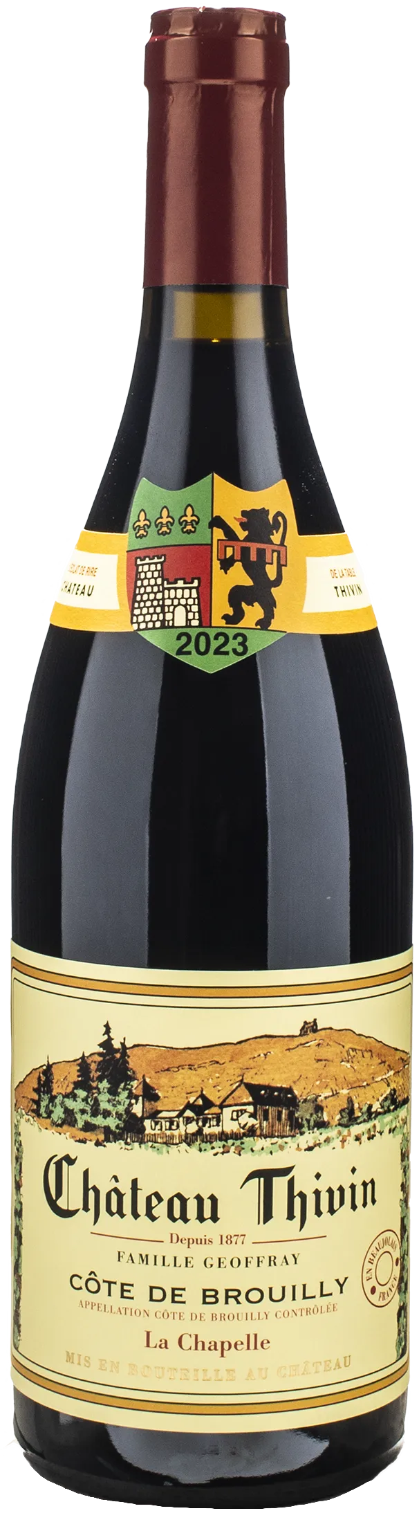Chateau Thivin Cote de Brouilly La Chapelle 2023