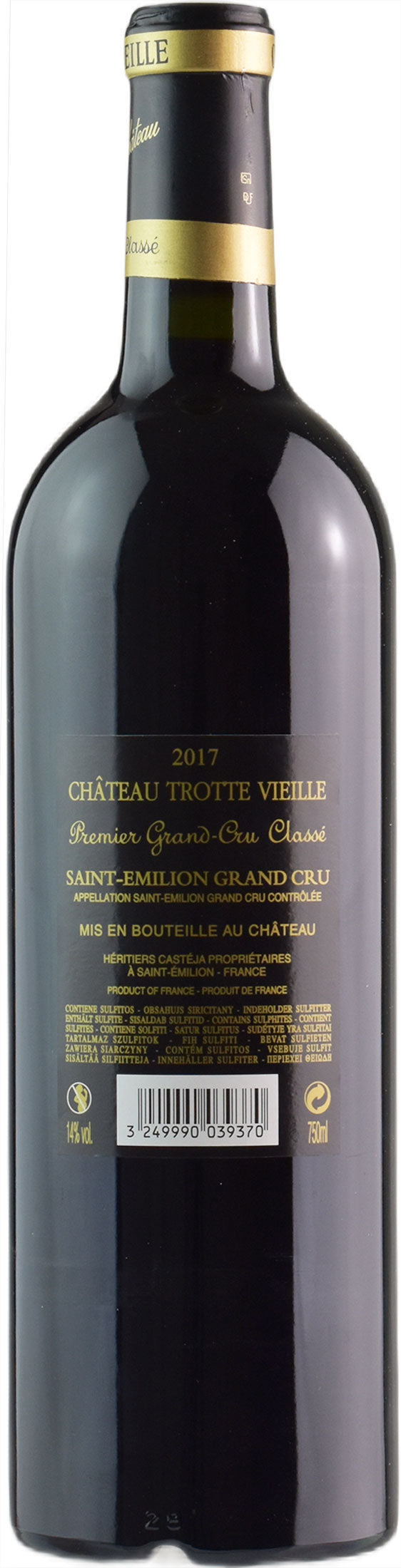 Chateau Trotte Vieille Saint Emilion Grand Cru 2017