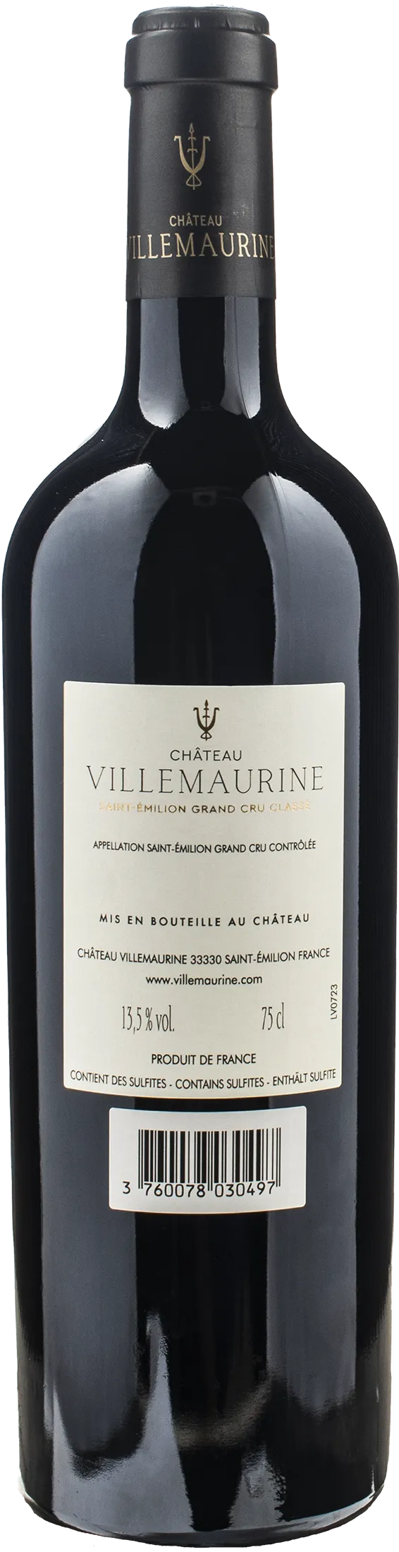 Chateau Villemaurine Saint Emilion Grand Cru Classe 2021