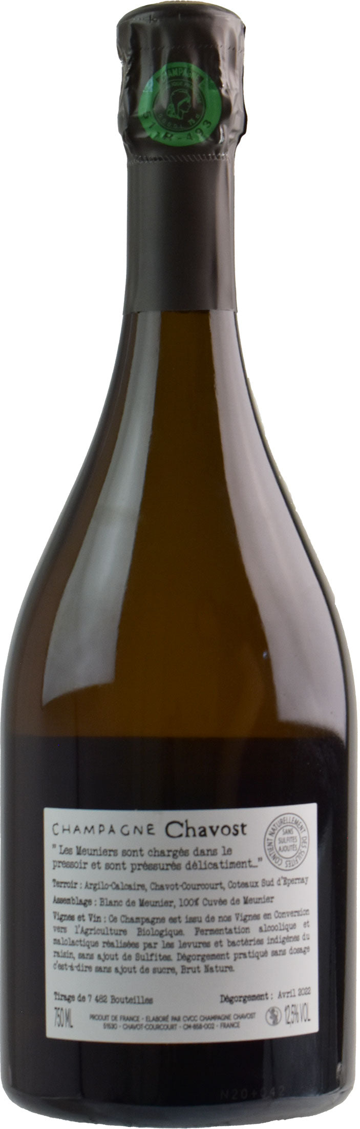 Chavost Champagne Blanc De Meunier Brut Nature