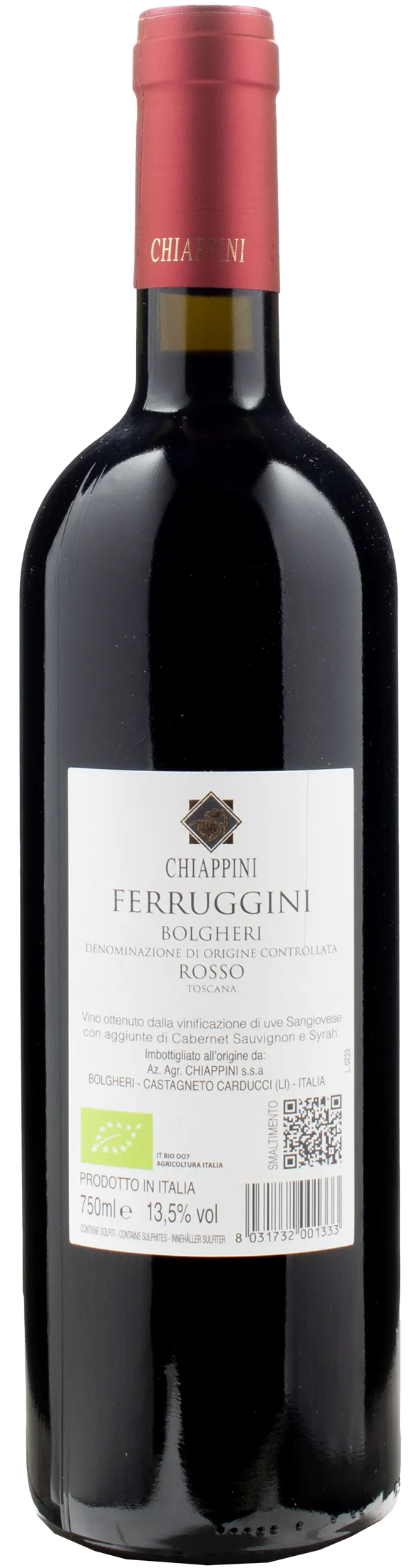 Chiappini Bolgheri Rosso Ferruggini 2022