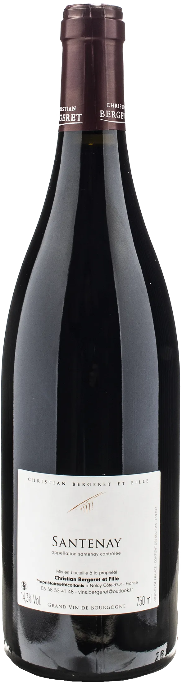 Christian Bergeret Santenay 2019