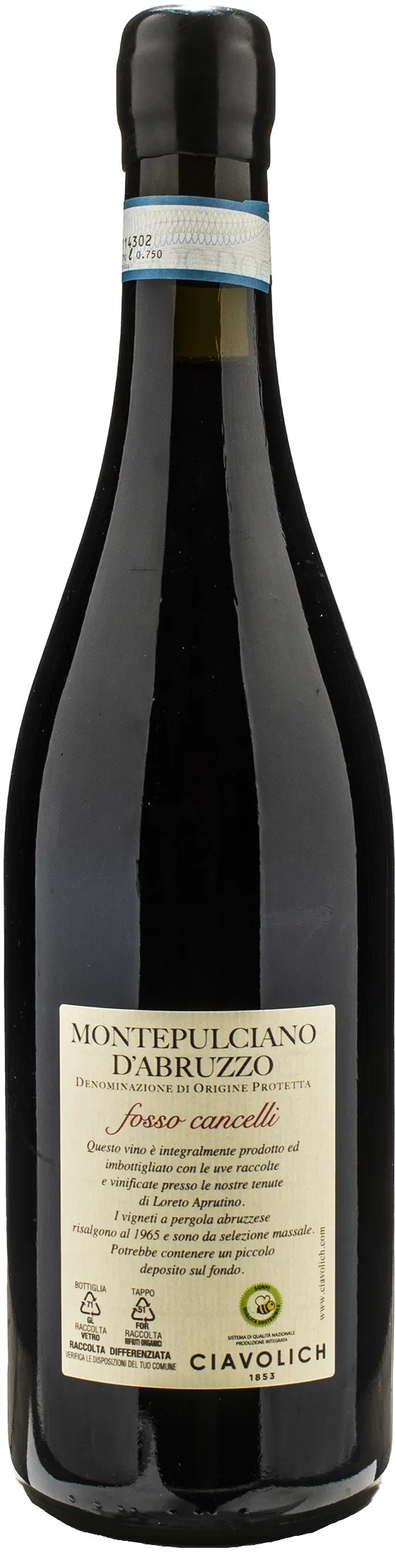 Ciavolich Montepulciano d'Abruzzo Fosso Cancelli 2019