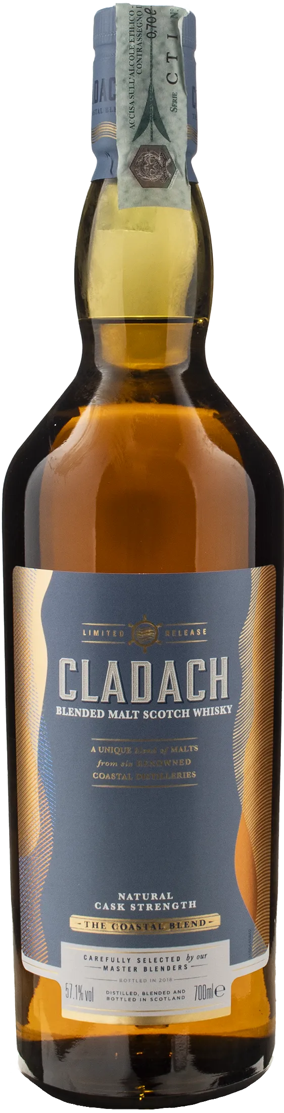 Cladach Blended Malt Scotch Whisky Natural Cask Strength Limited Release