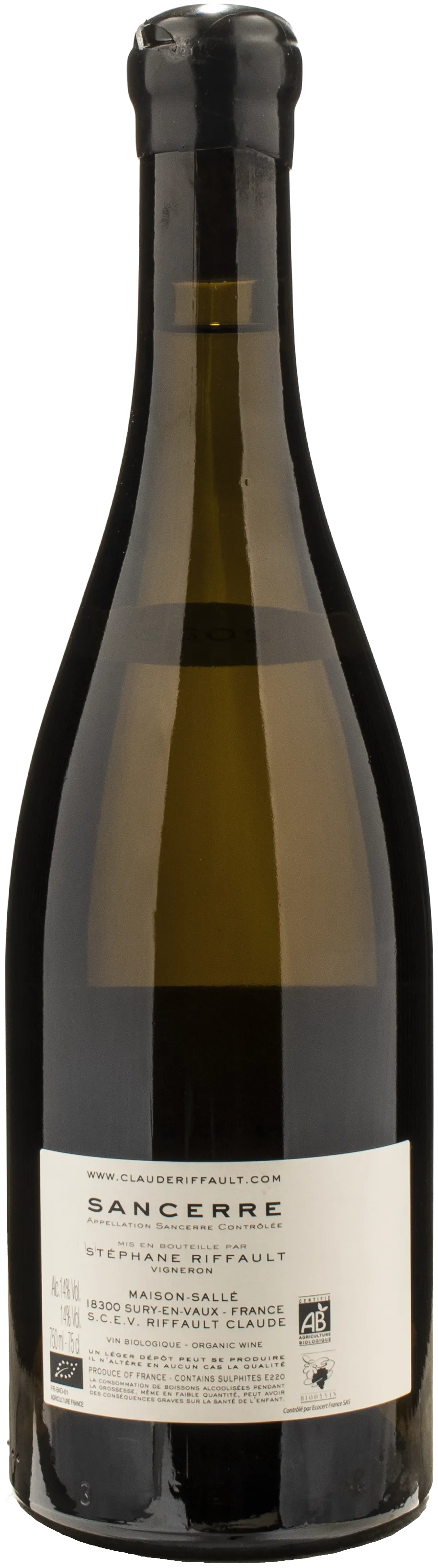 Claude Riffault Sancerre Les Chasseignes 2022