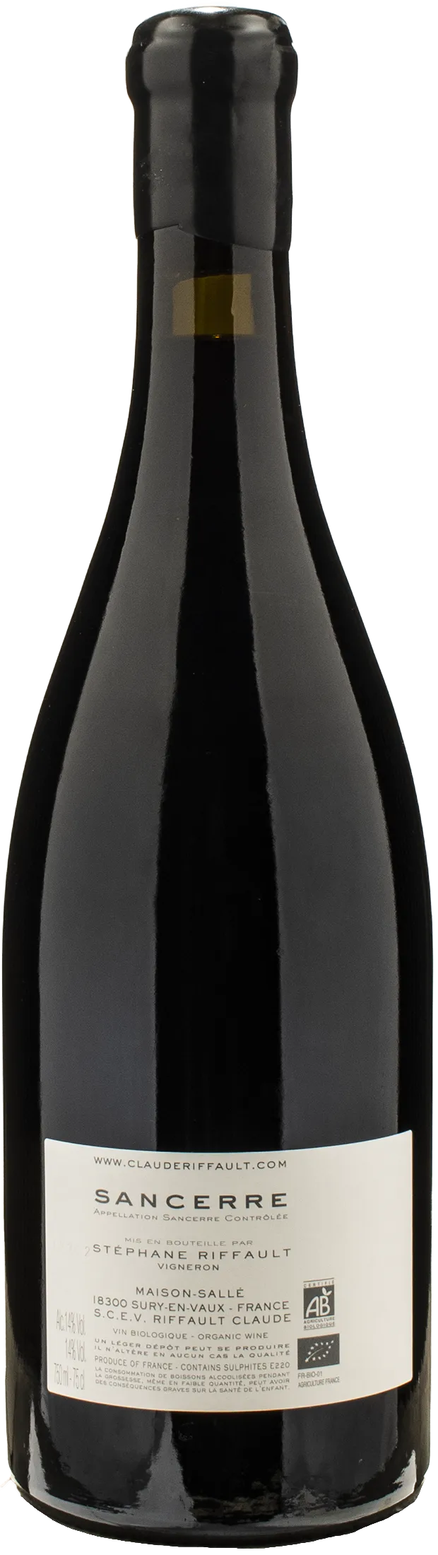 Claude Riffault Sancerre Rouge La Noue 2020