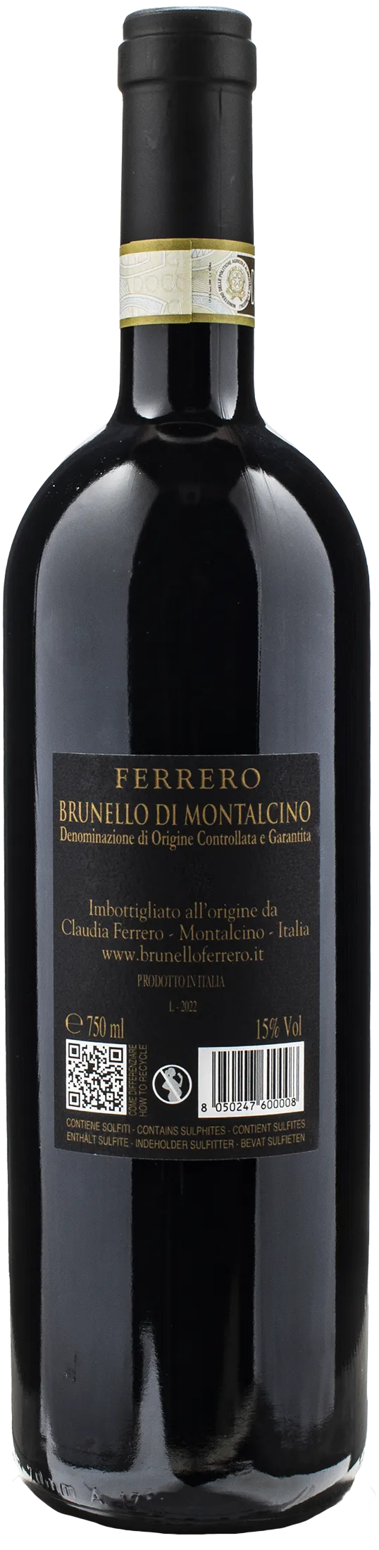 Claudia Ferrero Brunello di Montalcino 2019