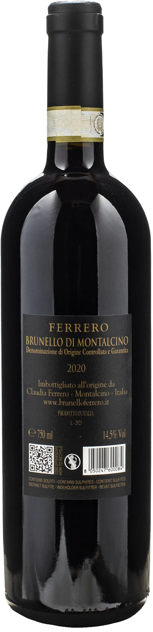 Claudia Ferrero Brunello di Montalcino 2020