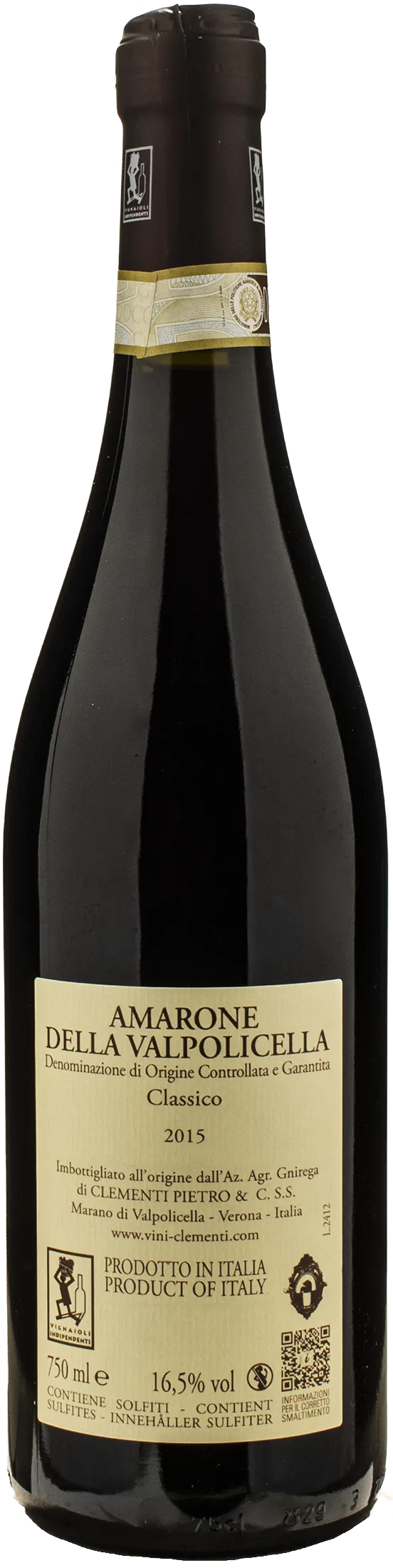 Clementi Amarone della Valpolicella Classico 2015