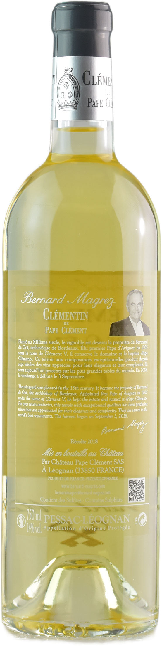 Clementin de Pape Clement Pessac Leognan Blanc 2018
