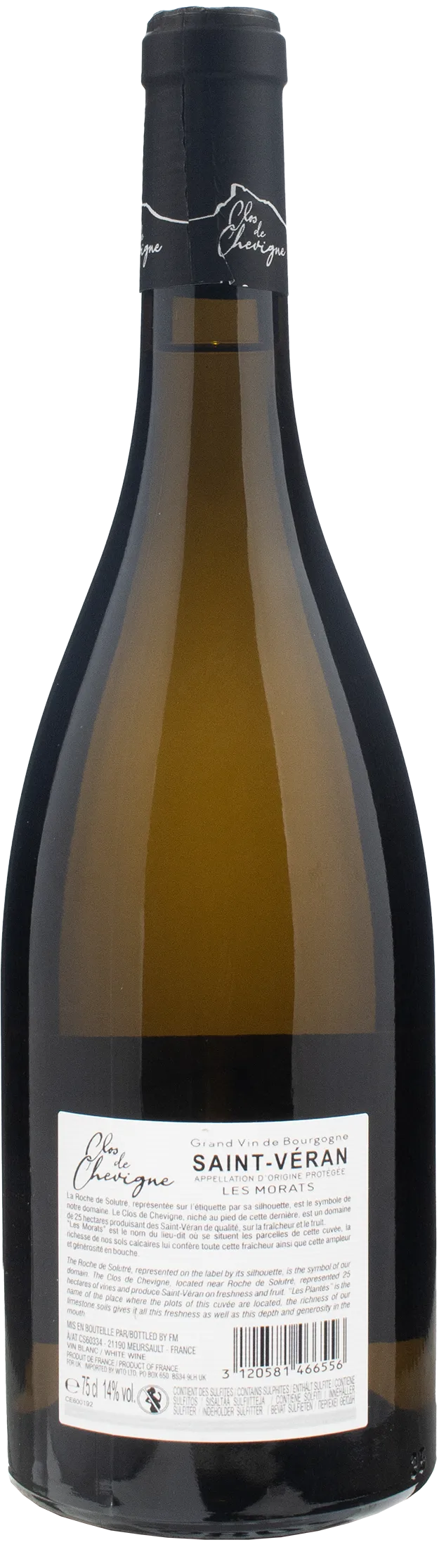 Clos de Chevigne Saint Veran Les Morats 2022