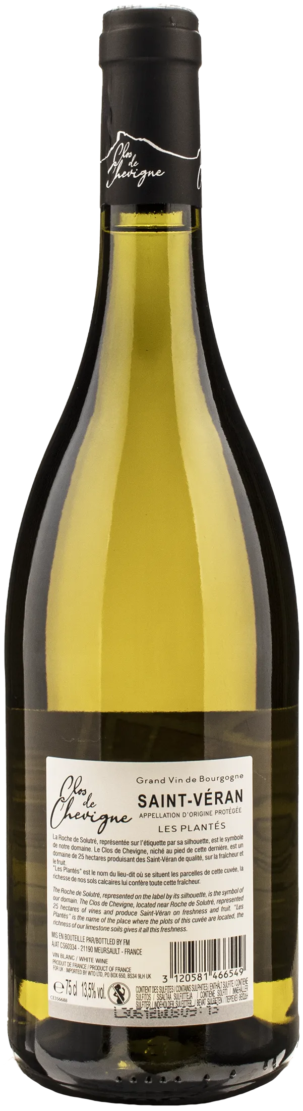 Clos de Chevigne Saint Veran Les Plantes 2022