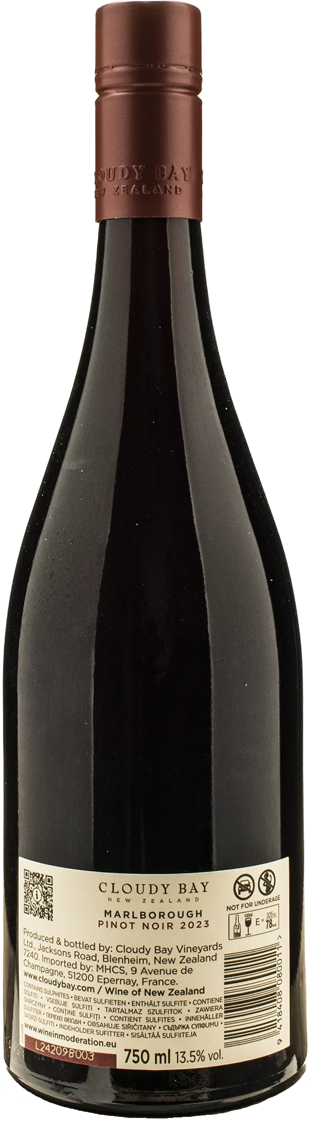 Cloudy Bay Marlborough Pinot Noir 2023