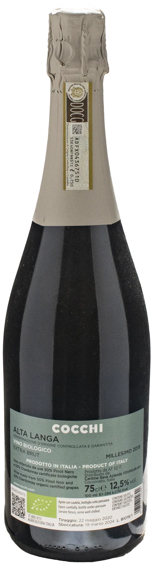 Cocchi Alta Langa Extra Brut 2019
