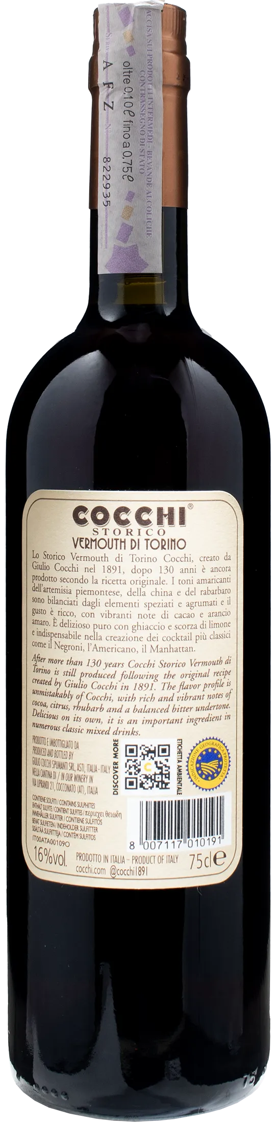 Cocchi Storico Vermouth di Torino 0.75L