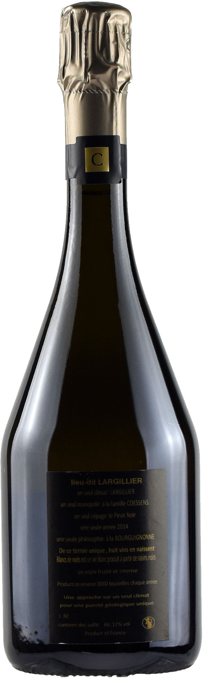 Coessens Champagne Largillier Blanc de Noirs Brut