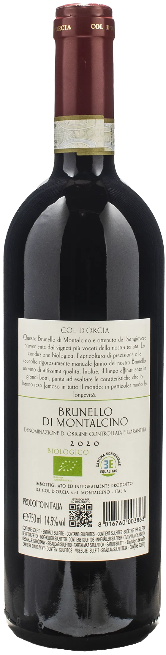 Col D'Orcia Brunello di Montalcino 2020