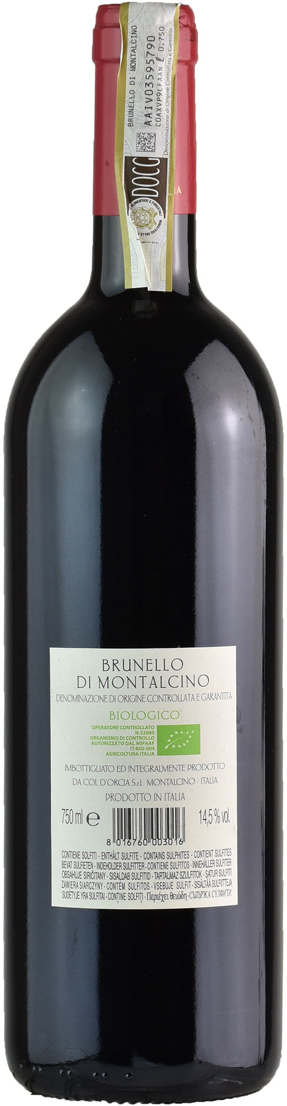Col D'Orcia Brunello di Montalcino 2016