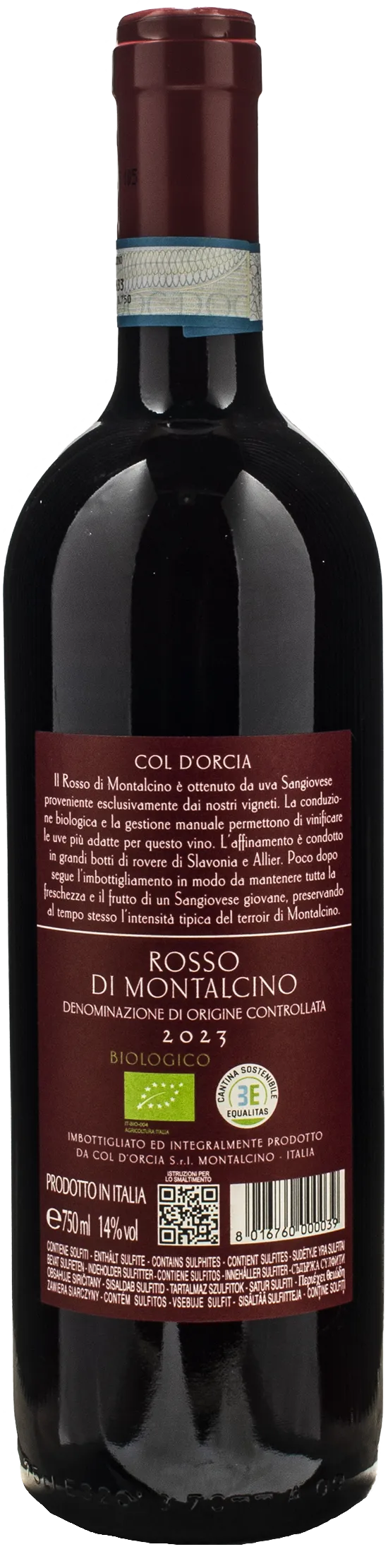 Col d'Orcia Rosso di Montalcino 2023