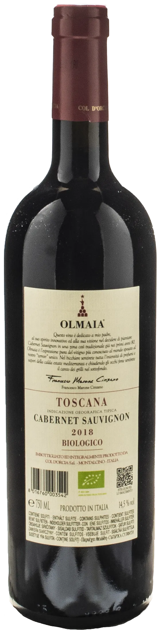 Col D'Orcia Olmaia 2018