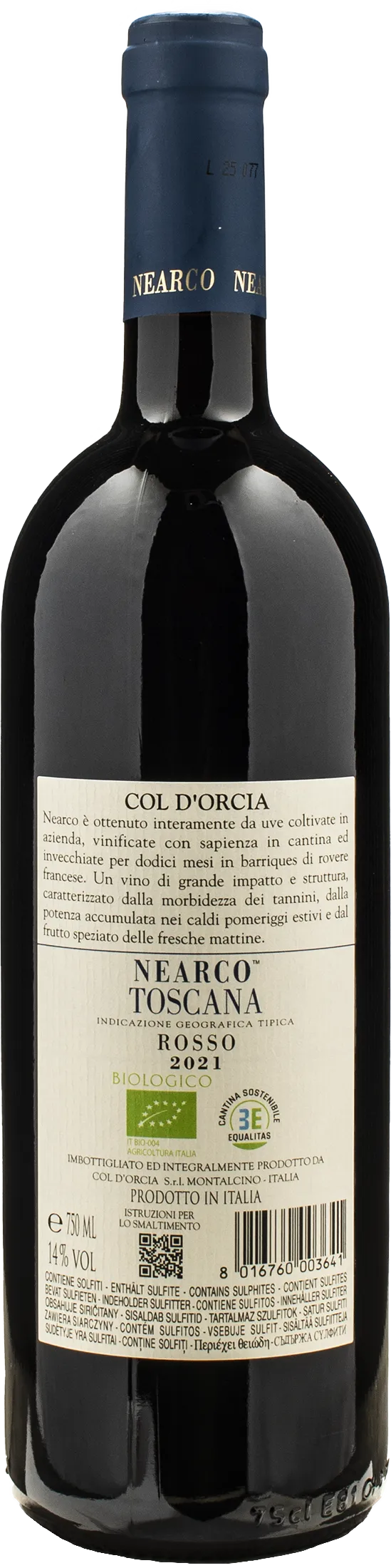 Col D'Orcia Toscana Nearco 2021