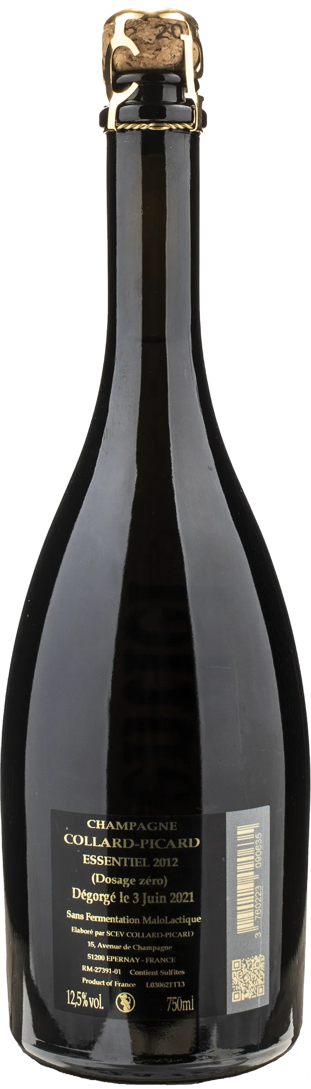Collard Picard Champagne Essentiel Dosage Zero 2012