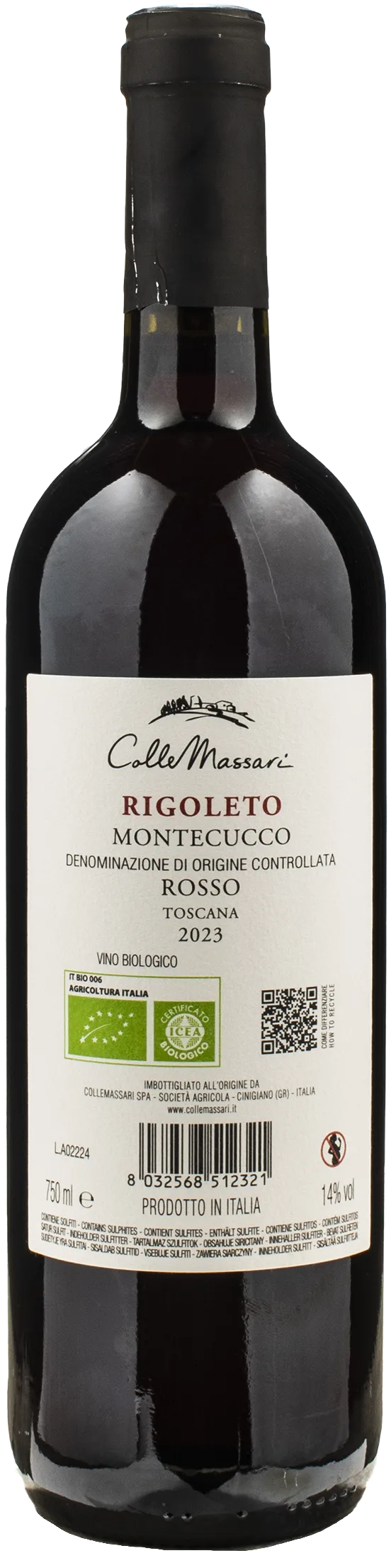 Collemassari Montecucco Rigoleto 2023
