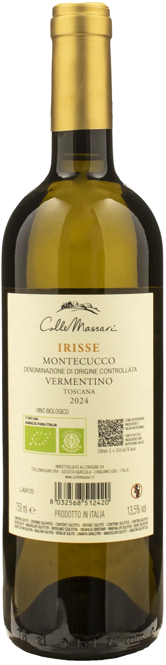 Collemassari Montecucco Vermentino Irisse 2024