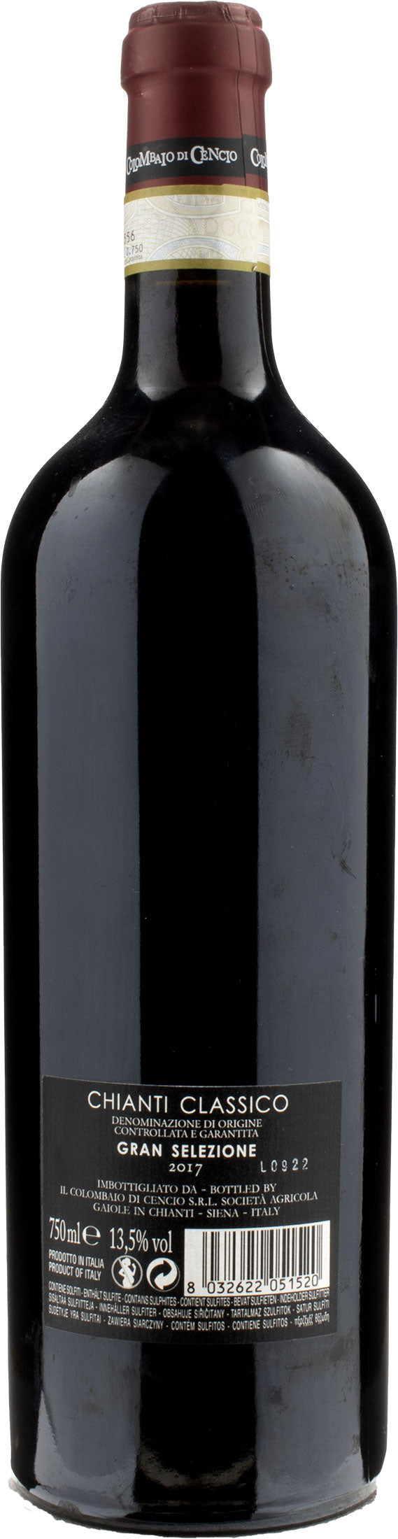 Colombaio di Cencio Chianti Classico Gran Selezione 2017