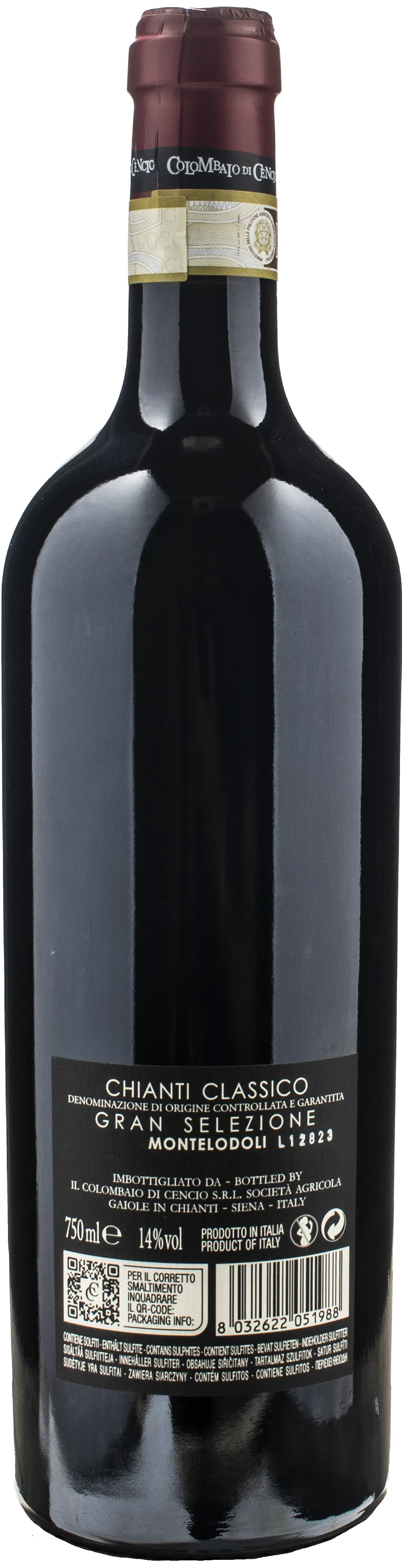 Colombaio di Cencio Chianti Classico Gran Selezione Lodoli 2020