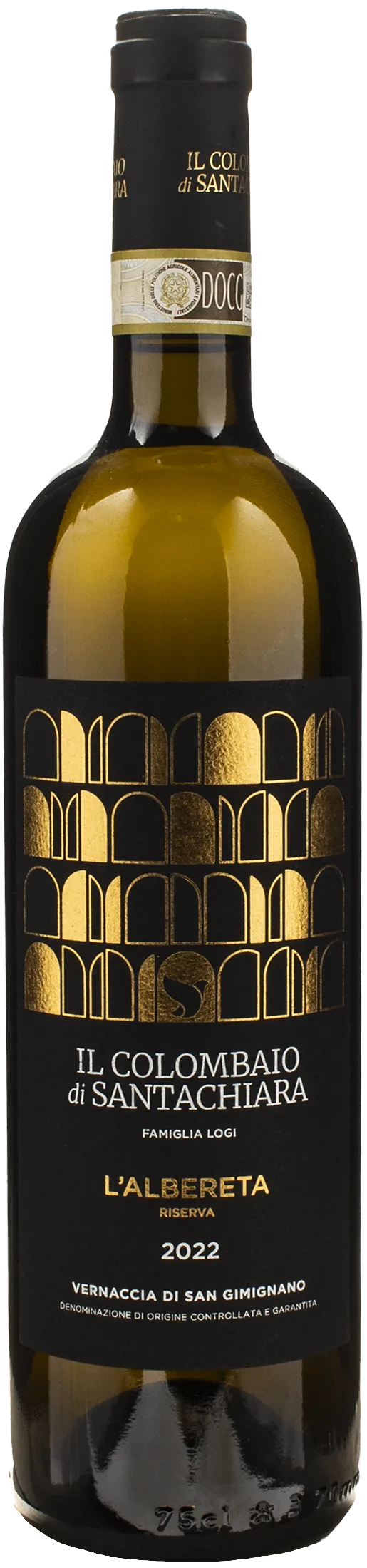 Colombaio di Santa Chiara Vernaccia di San Gimignano L'Albereta Riserva 2022