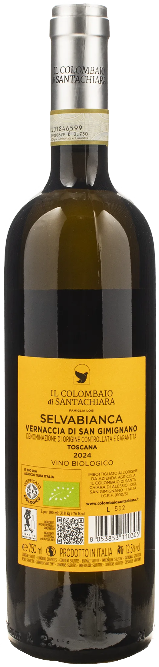 Colombaio di Santa Chiara Vernaccia di San Gimignano Selvabianca 2024
