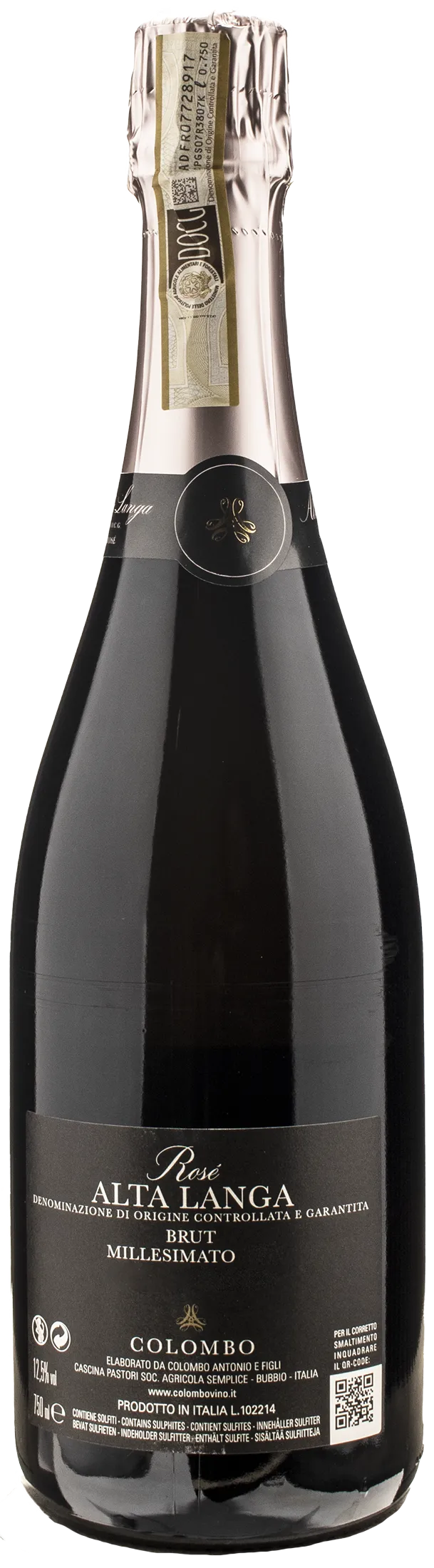 Colombo Alta Langa Rosé Brut Millesimato 2020